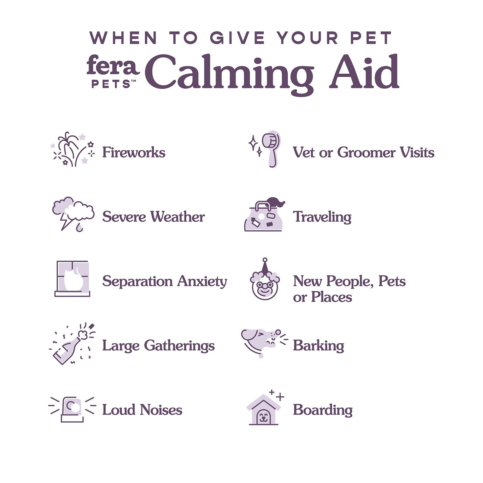 Calming Support for Dogs and Cats